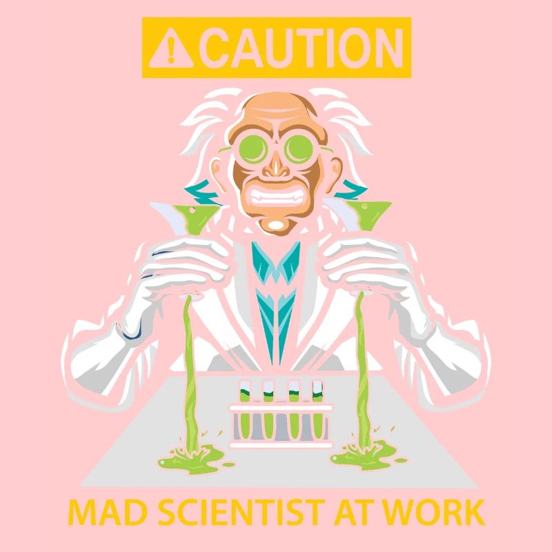 Mad scientist at work