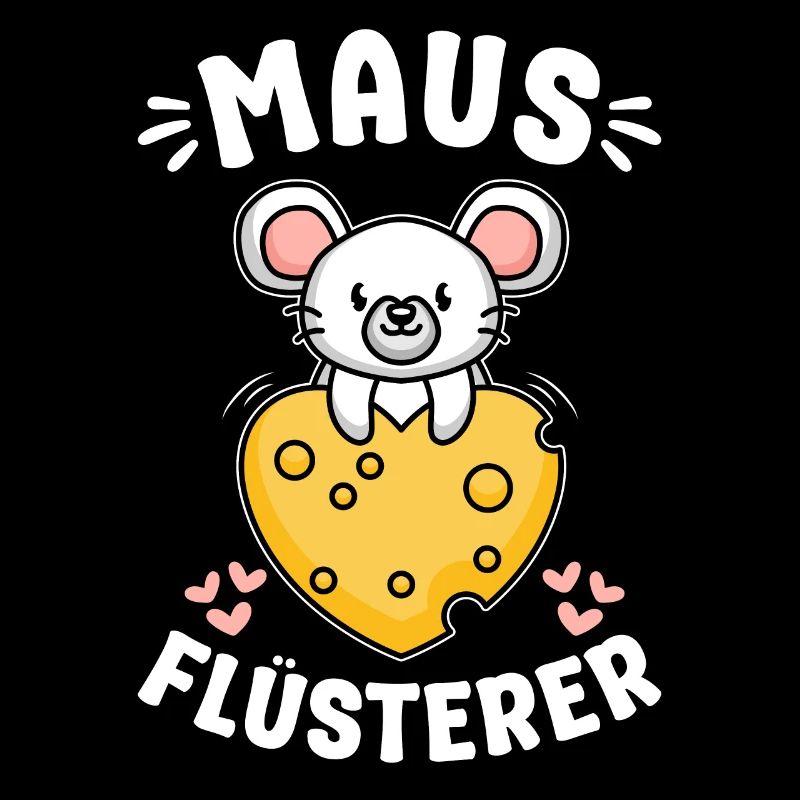 Mausflüsterer - Maus Mit Herz Aus Käse