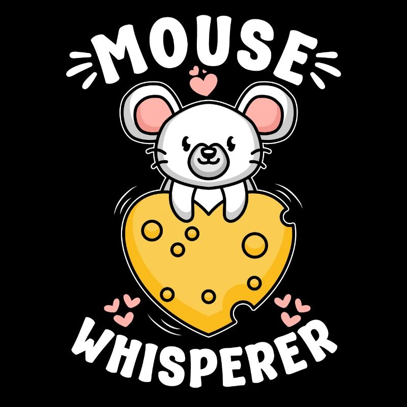 Mausflüsterer - Maus Mit Herz Aus Käse