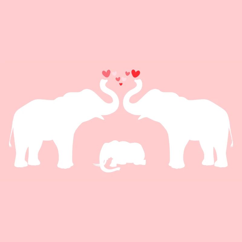 Protecteurs Elephant Parents Mama Papa Elephants