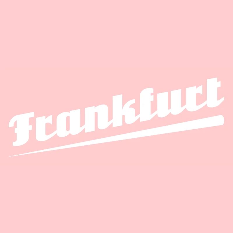 Frankfurt - Textdesign mit Stadtnamen