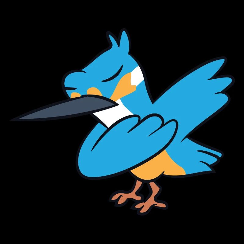 Kingfisher - Dab, dabbing, dancing