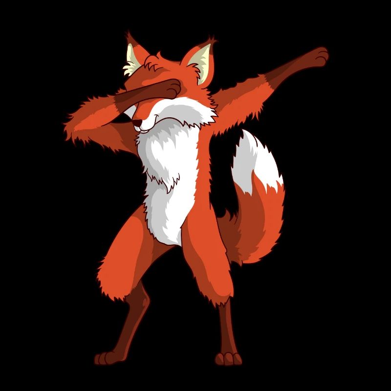 Fox Dabbing Boys Girl Dancing Fox