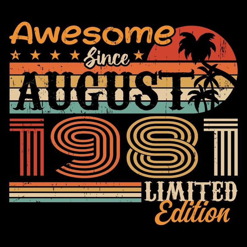 1981 Août Idée cadeau Août 1981