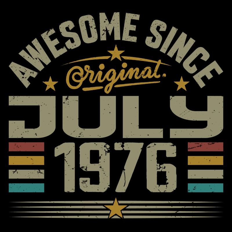 Baujahr Juli 1976 | Geschenk Juli 1976