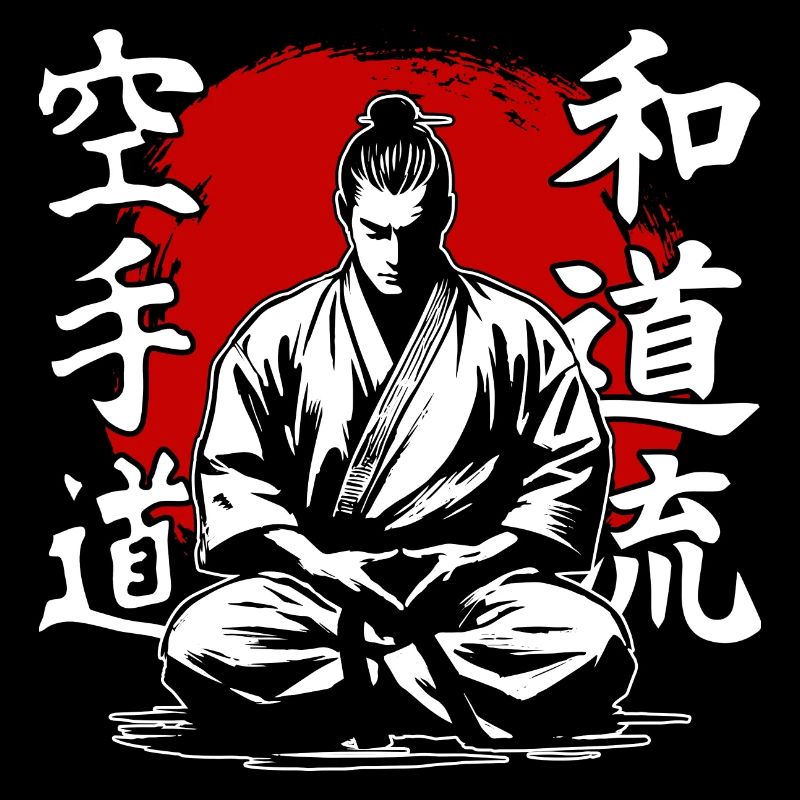 Style d’arts martiaux de karaté samouraï Wado Ryu