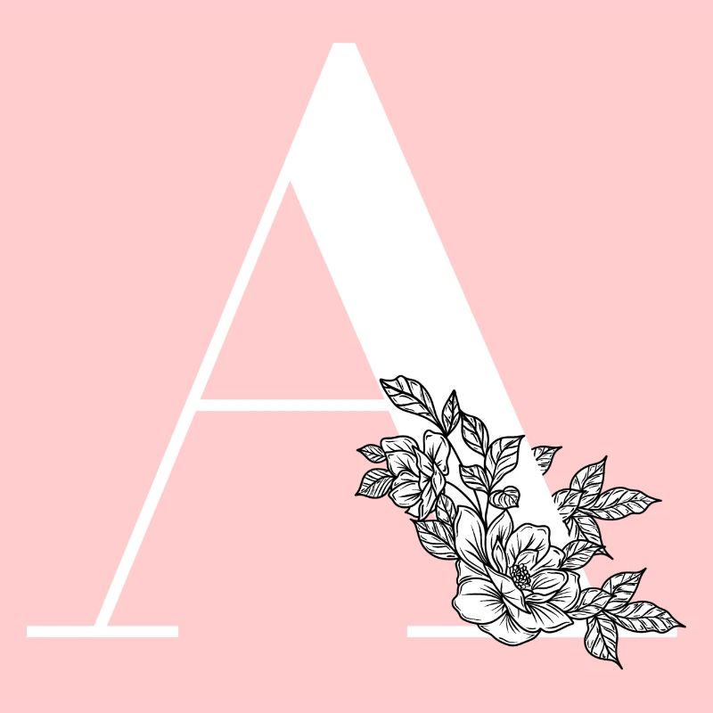Lettre A Fleur