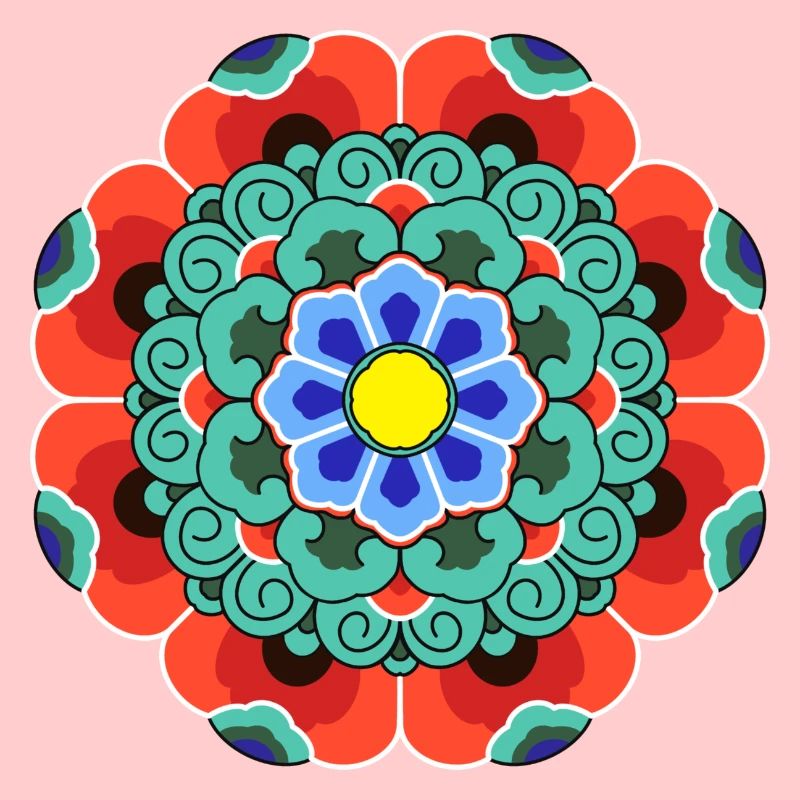 Dancheong 단청 - single