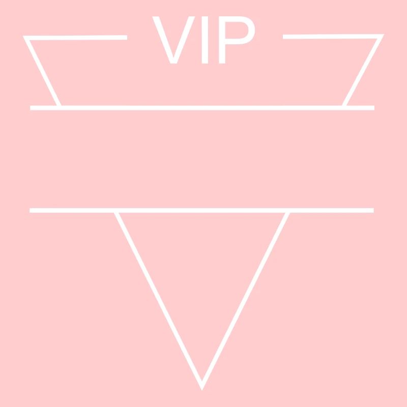 VIP logo white - triangle shape