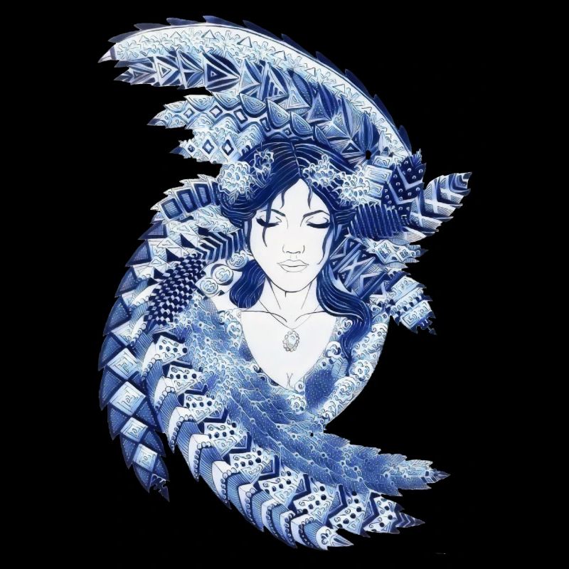 Ange bleu