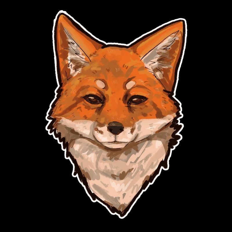 Fox head Foxhead Foxdrawing Art