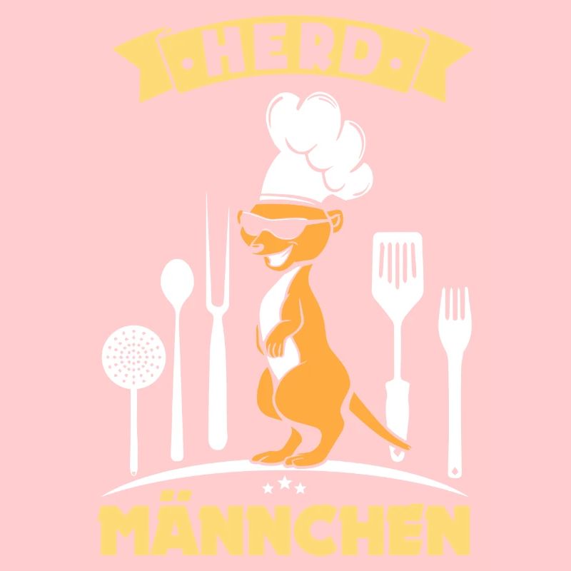 Erdmännchen als Koch und Herdmännchen