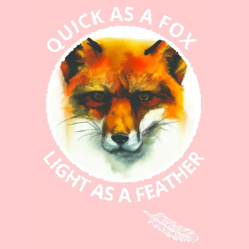 Quick Fox Light Feather Fox Fans Gift