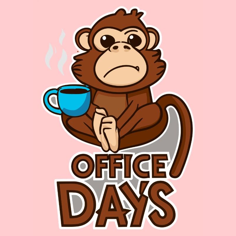 Grumpy Monkey Office-Days Geschenk