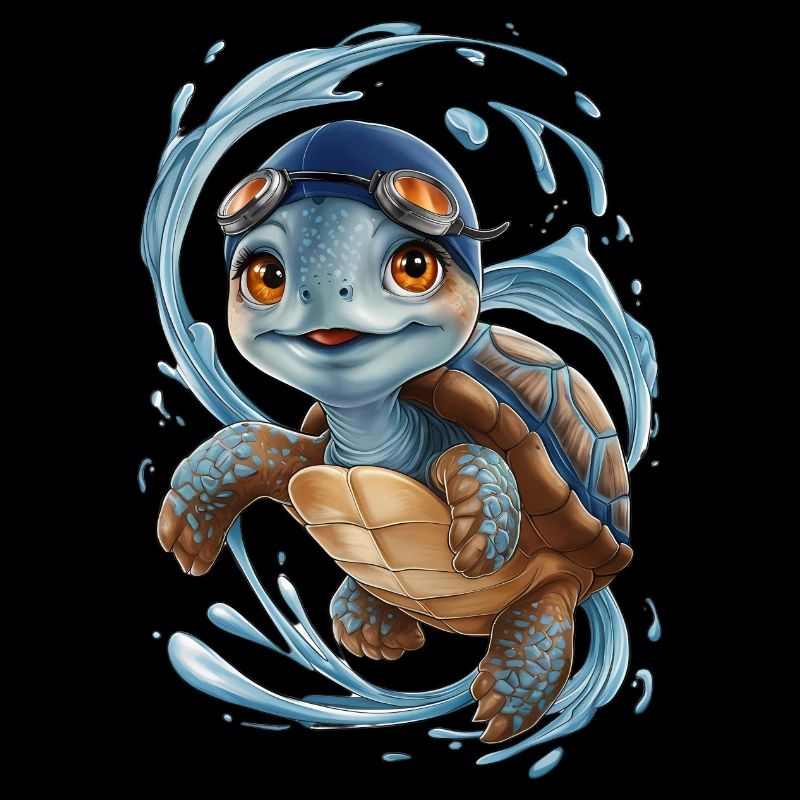 Schwimmheld Schildkröte