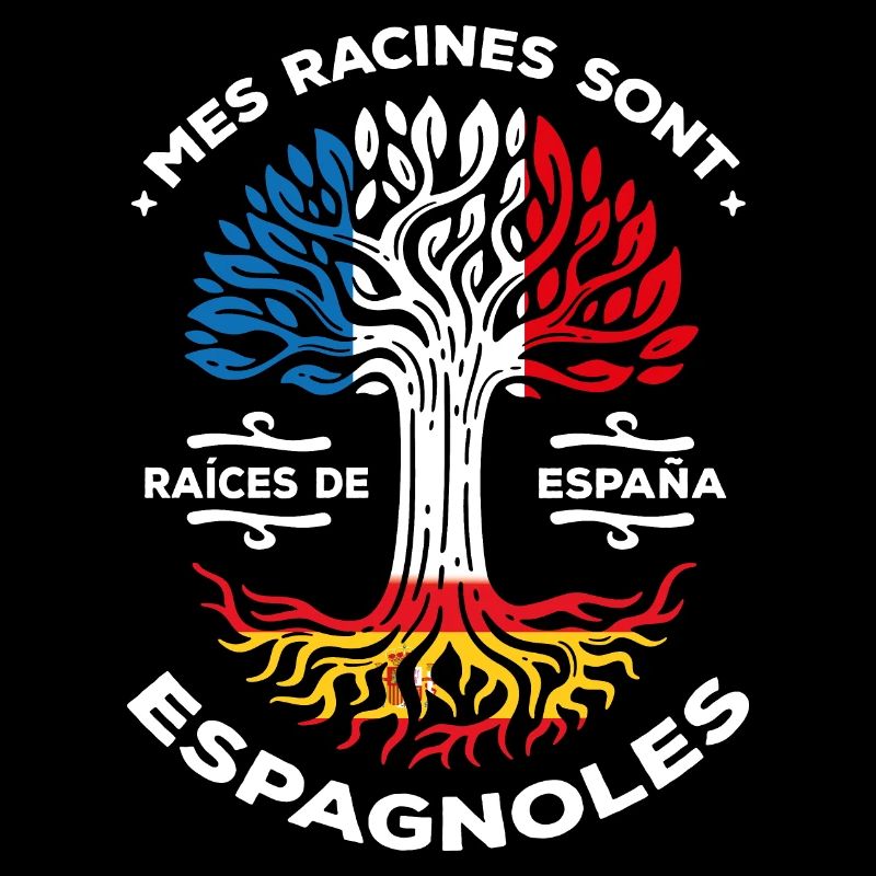 Meine Wurzeln sind spanische Baum Frankreich Spanien