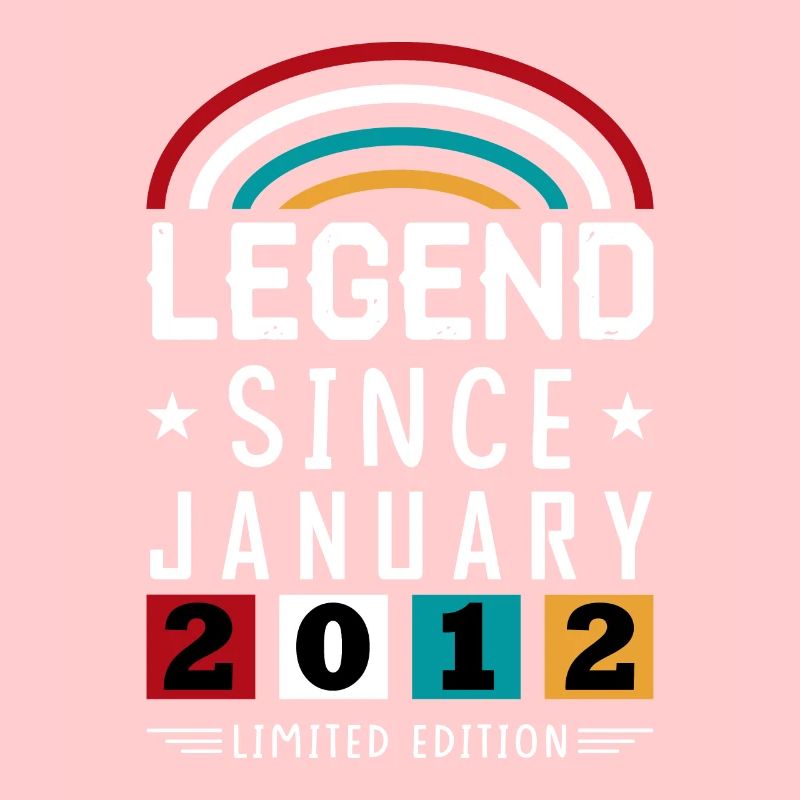 2012 Legend Since Birthday Gift Janvier