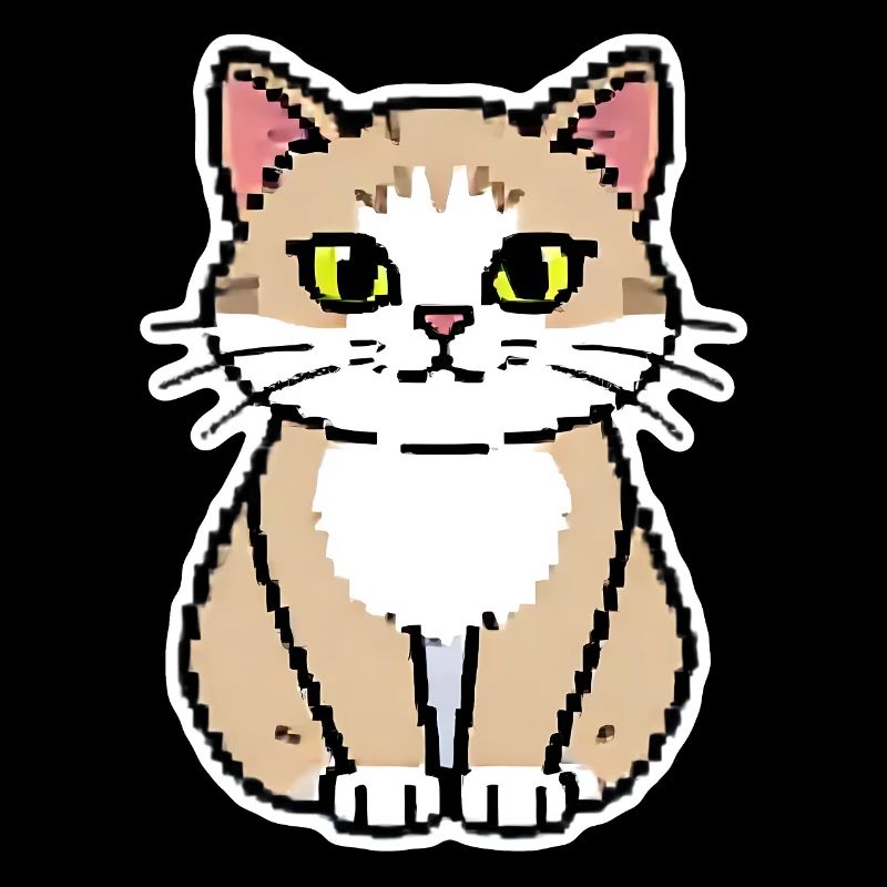 Katze Pixel Art