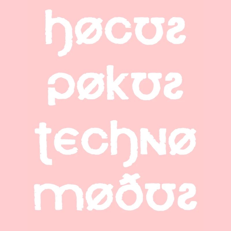 Hocus Pocus Techno Mode Font