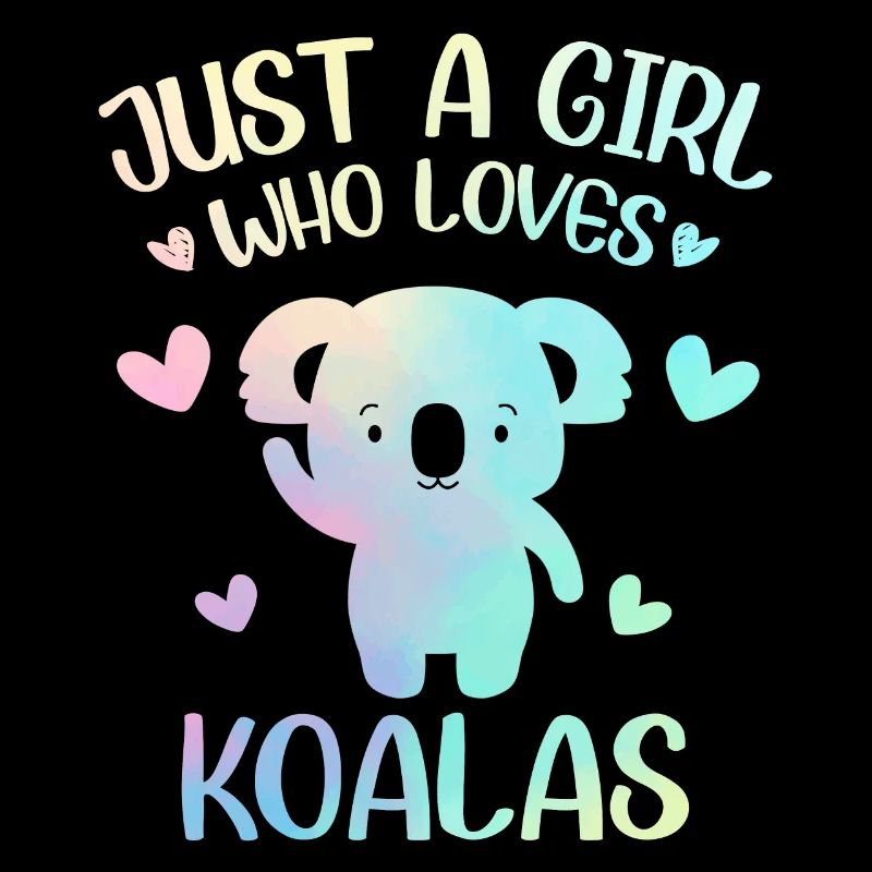 Ein Mädchen das Koalas liebt