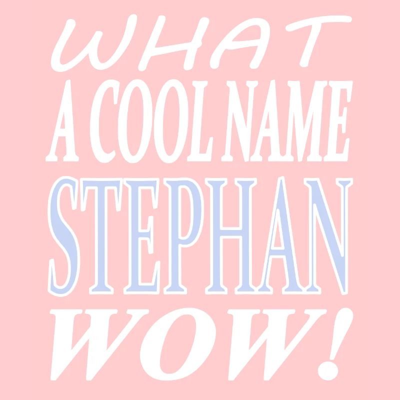 Ich heiße Stephan ich bin Stephan Geschenkidee