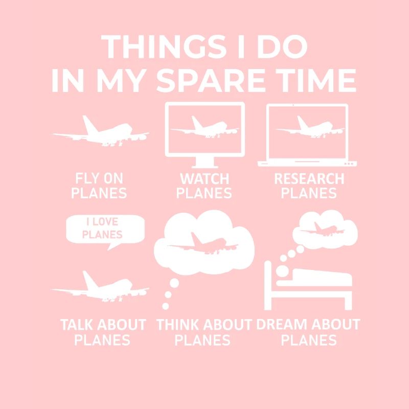 Ce que je fais pendant mon temps libre - Avions