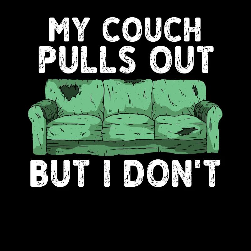 My sofa retreats but I don't