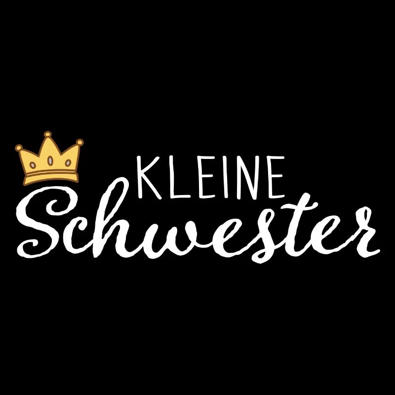 Kleine Schwester - Schwestern Mädchen Geschenkidee