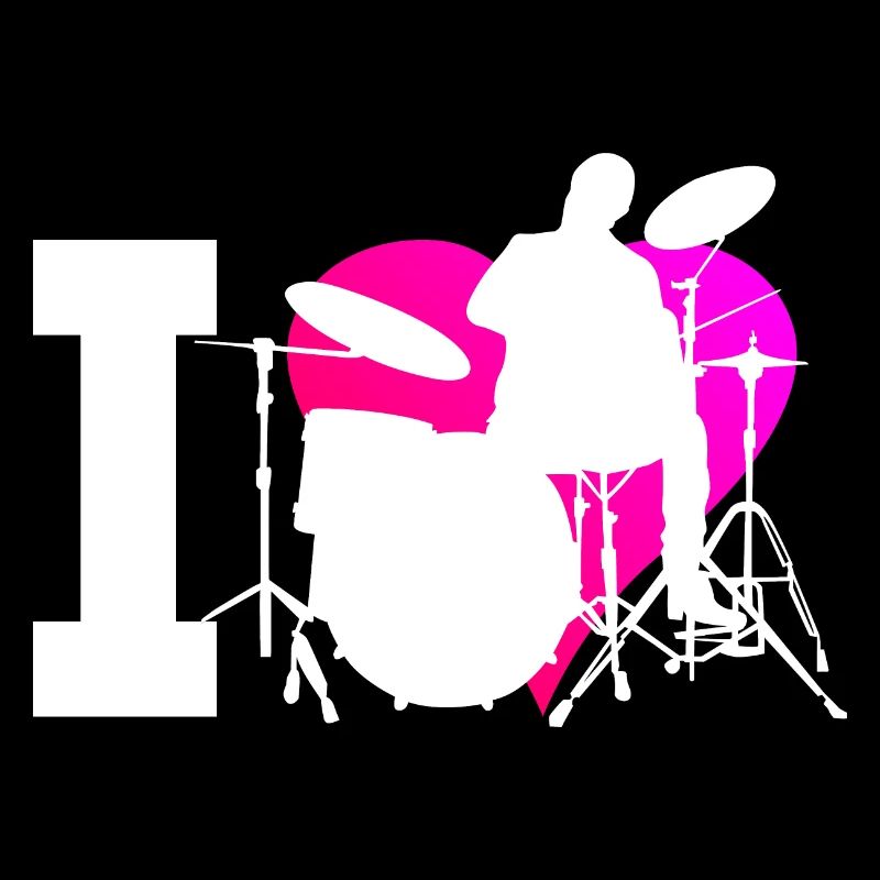 Drums Drummer Drum Kit Men's DrumMing