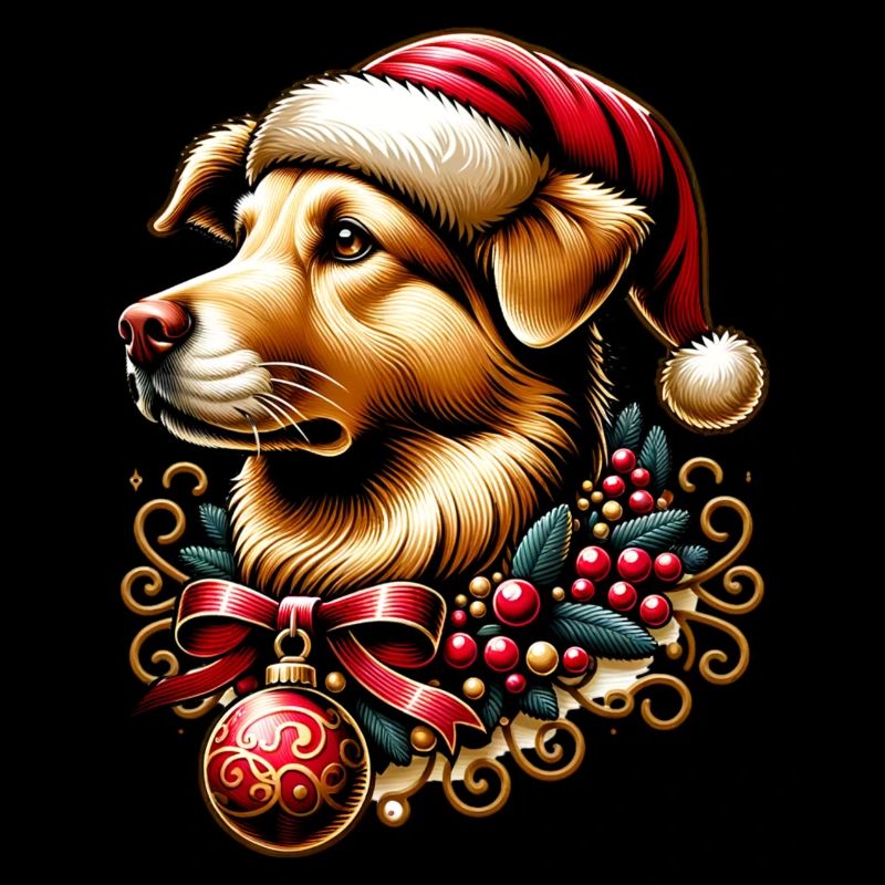 Weihnachts-Hund