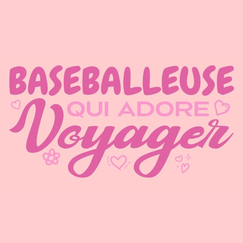 Baseballeuse globe-trotteuse passionnée de voyages