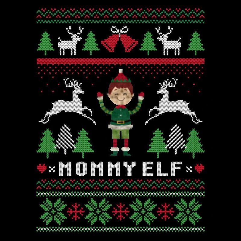 Maman Elfe Moche Noël