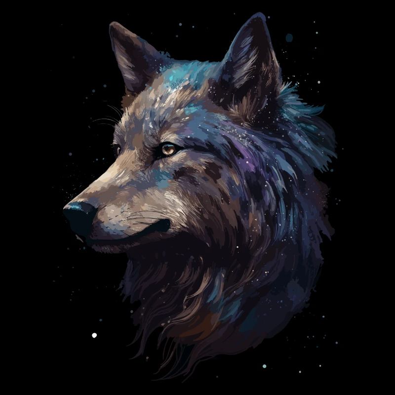 Wolf Scratch Marks Claws Wild Forest Animal Wolf's Head