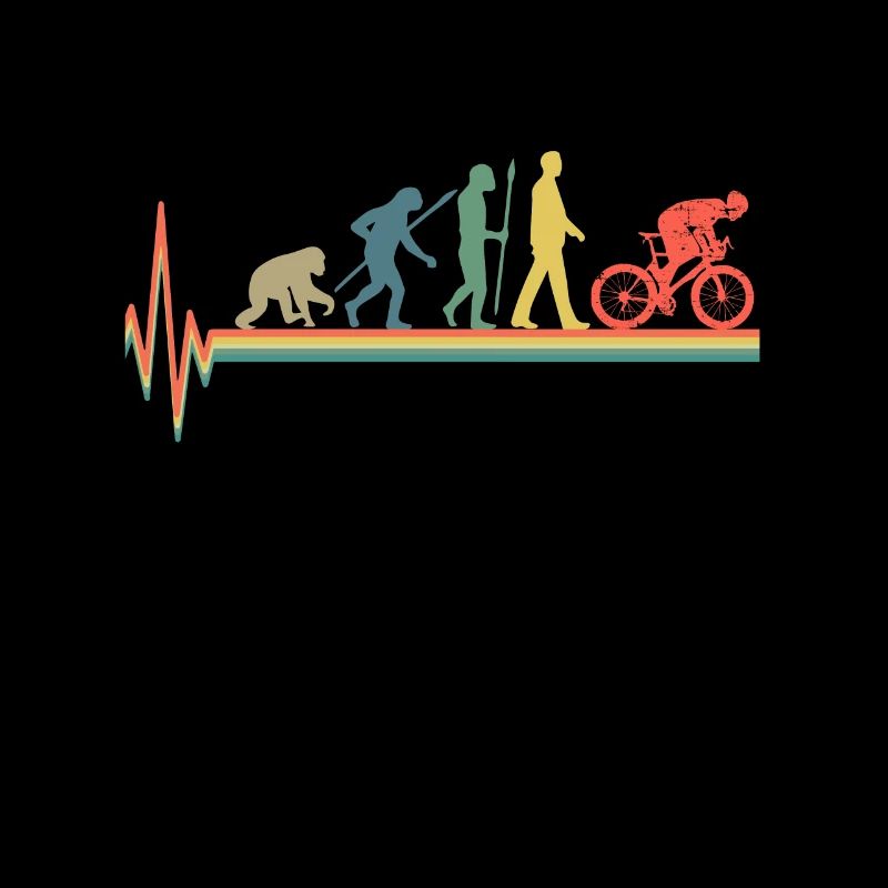 Rétro cycliste Biker