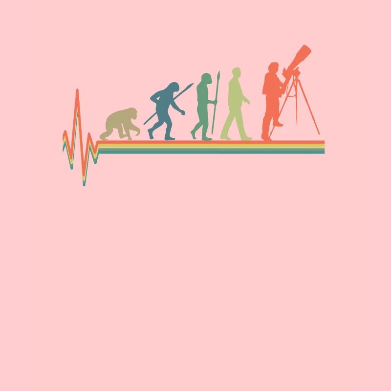 Retro Evolution Astronomy Telescope Gift