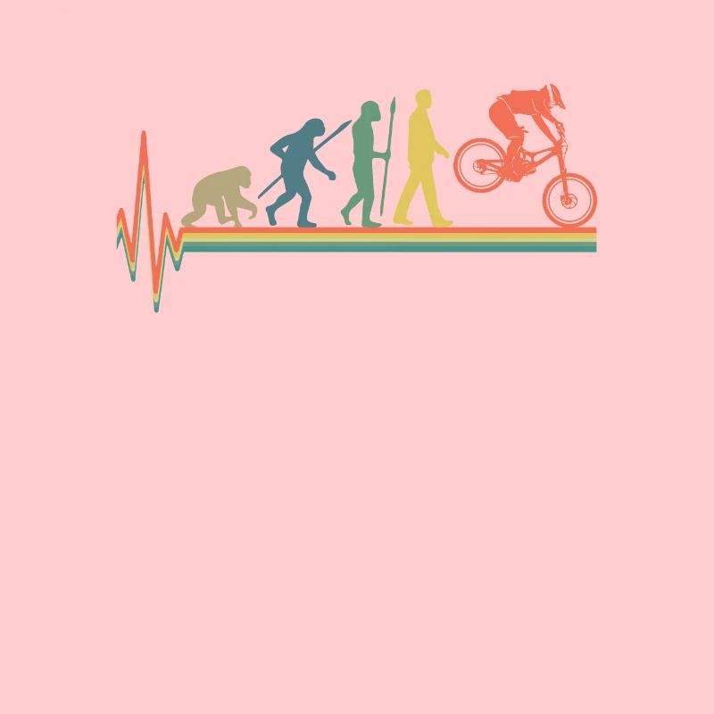 Evolution Mountainbiken Geschenk Mountainbiker