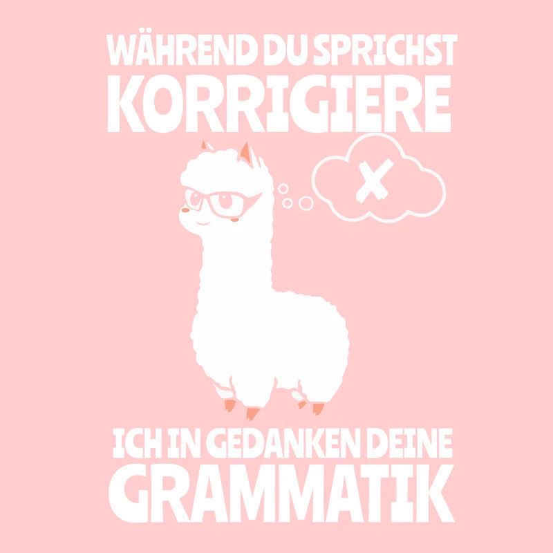 Während du sprichst korrigiere ich deine Grammatik