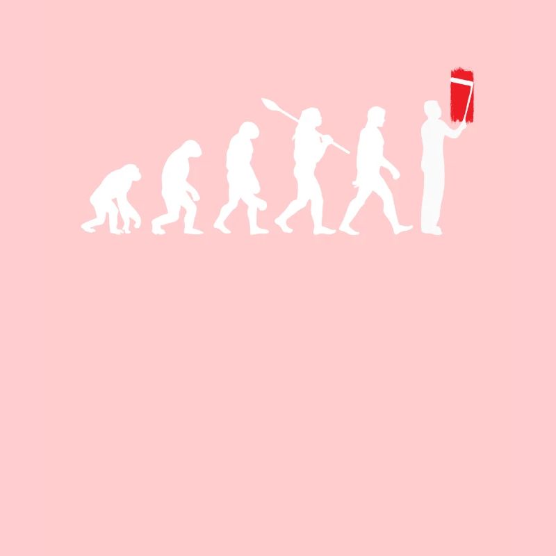 Maler Evolution Malermeister Geselle Geschenk