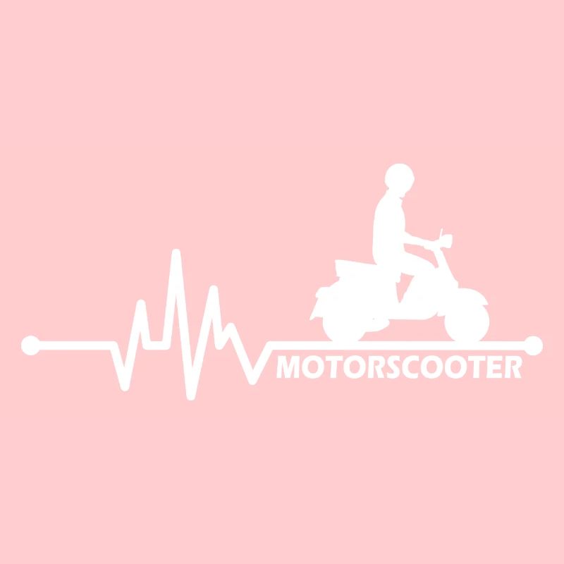 Motorroller Rollerfahrer - Herzschlag