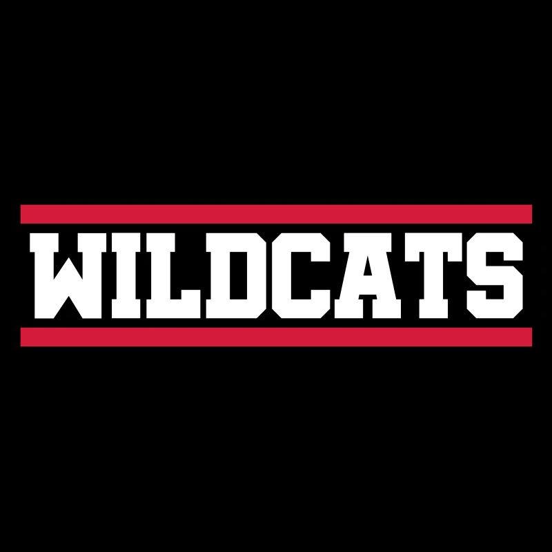 ★ Design couleurs modifiables ★ Wildcats (lignes)