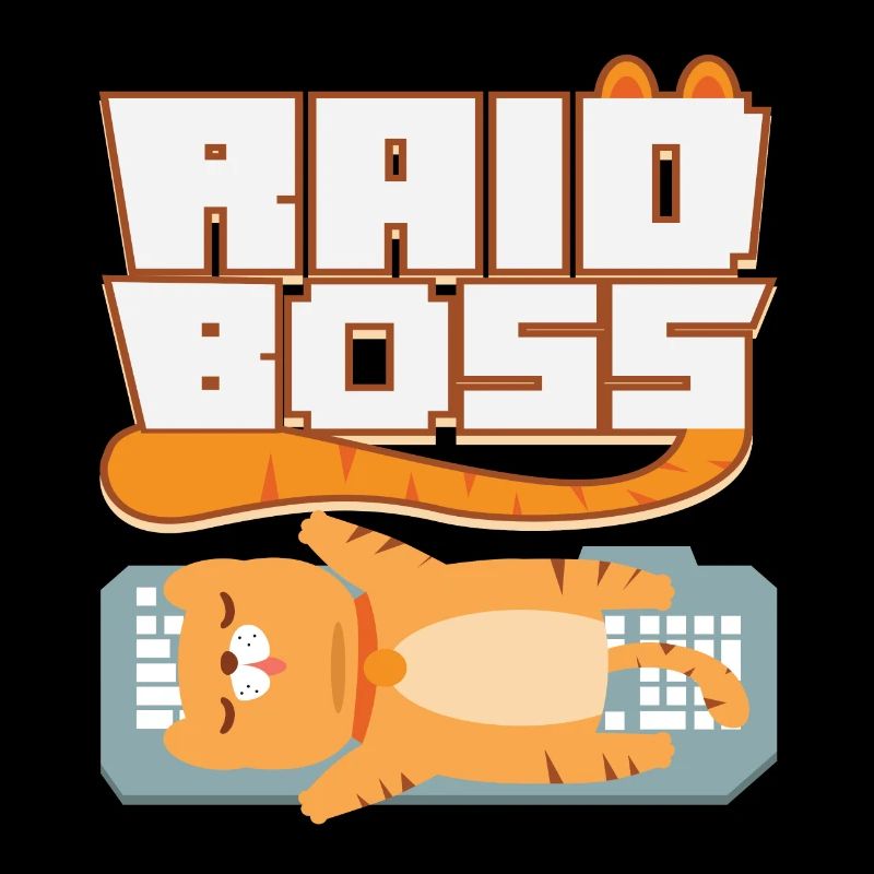 Gamer Gaming Zocker Raid Boss PC MMO Nerd Geschenk