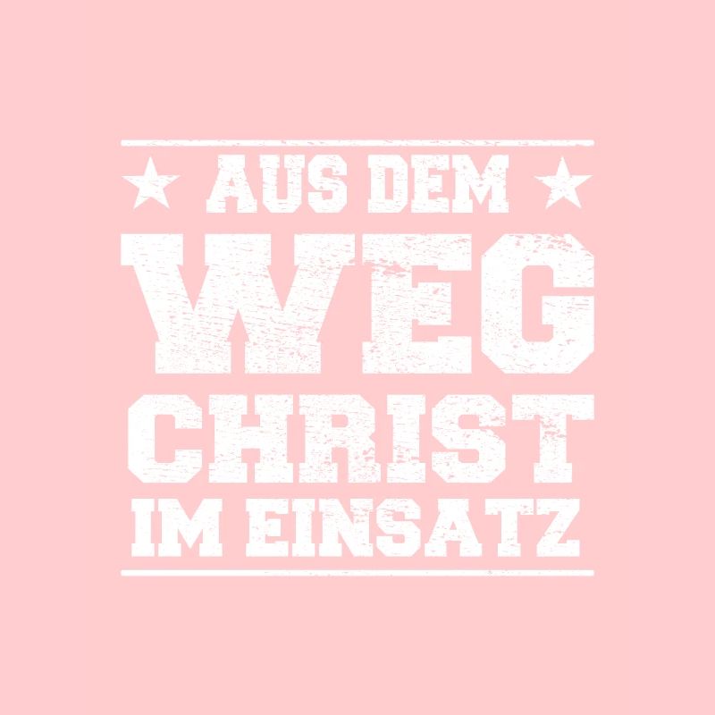 Aus dem Weg Christ im Einsatz Design