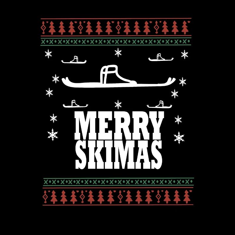 Ski de Noël moche