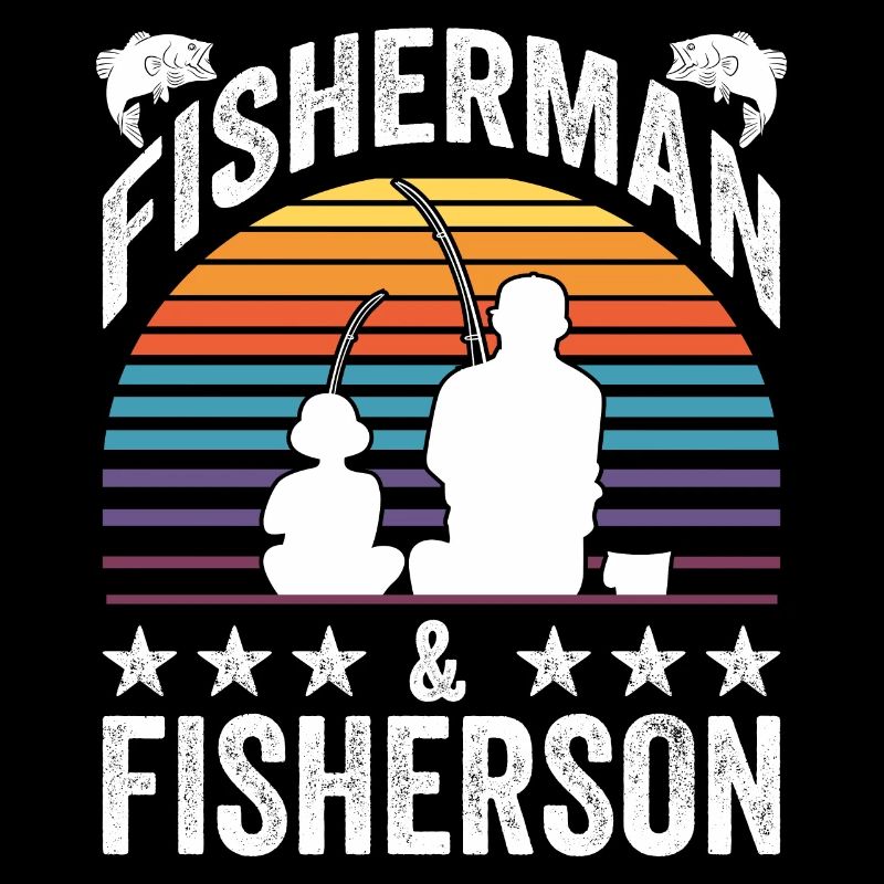 Fishing Dad Son