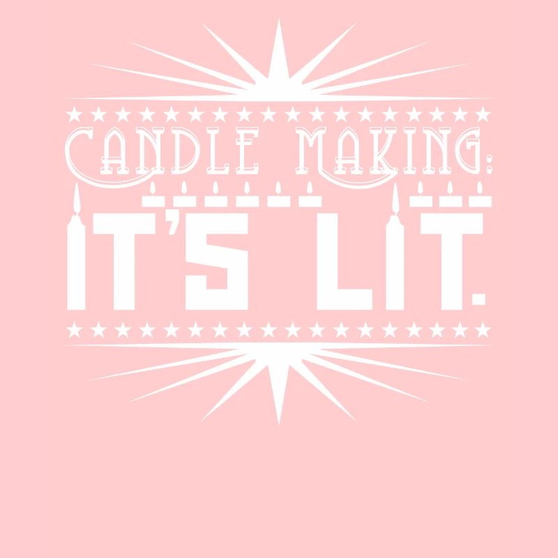 Candle making: it's lit.