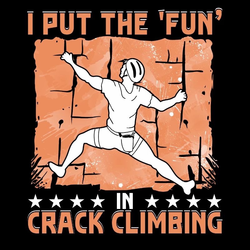 I put the 'fun' in 'crack climbing'