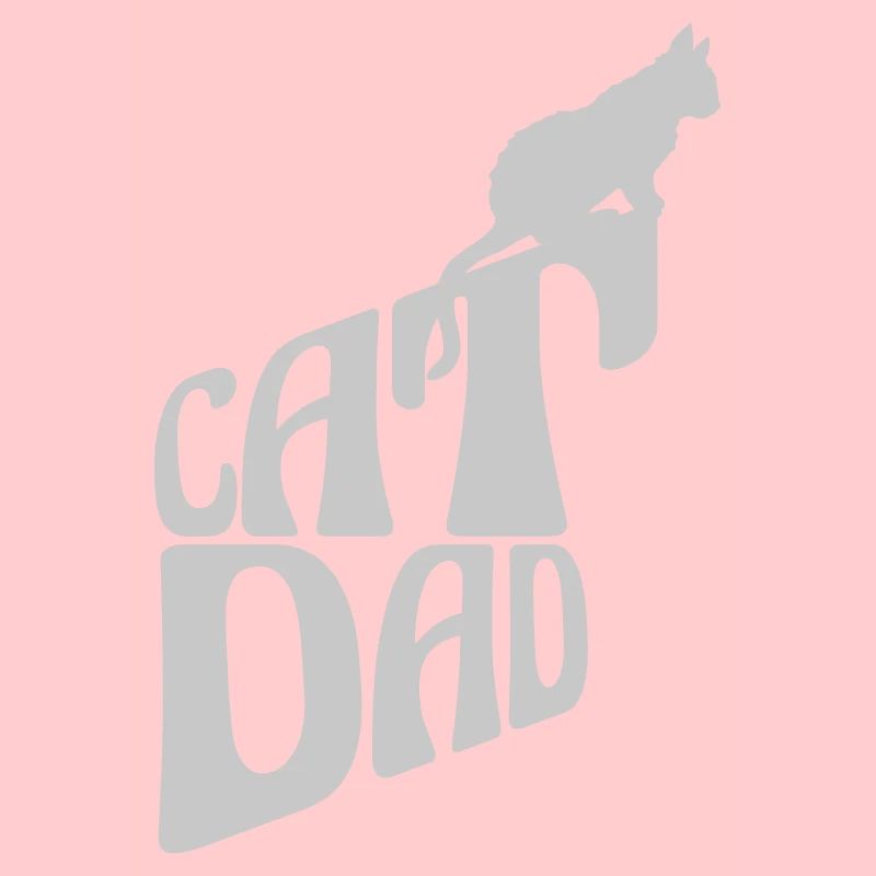 Conception du logo Cat Dad