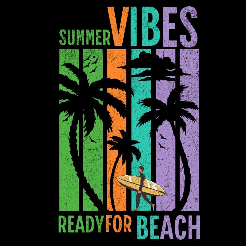 Summer Vibes Ready for Beach