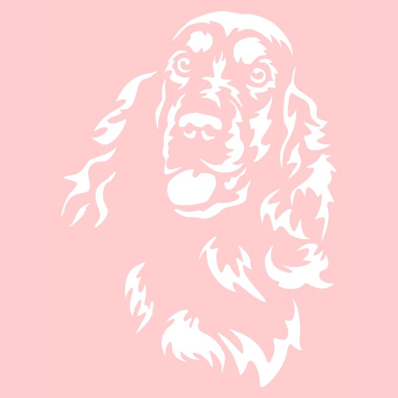 Cocker Spaniel Head « Black Edition »