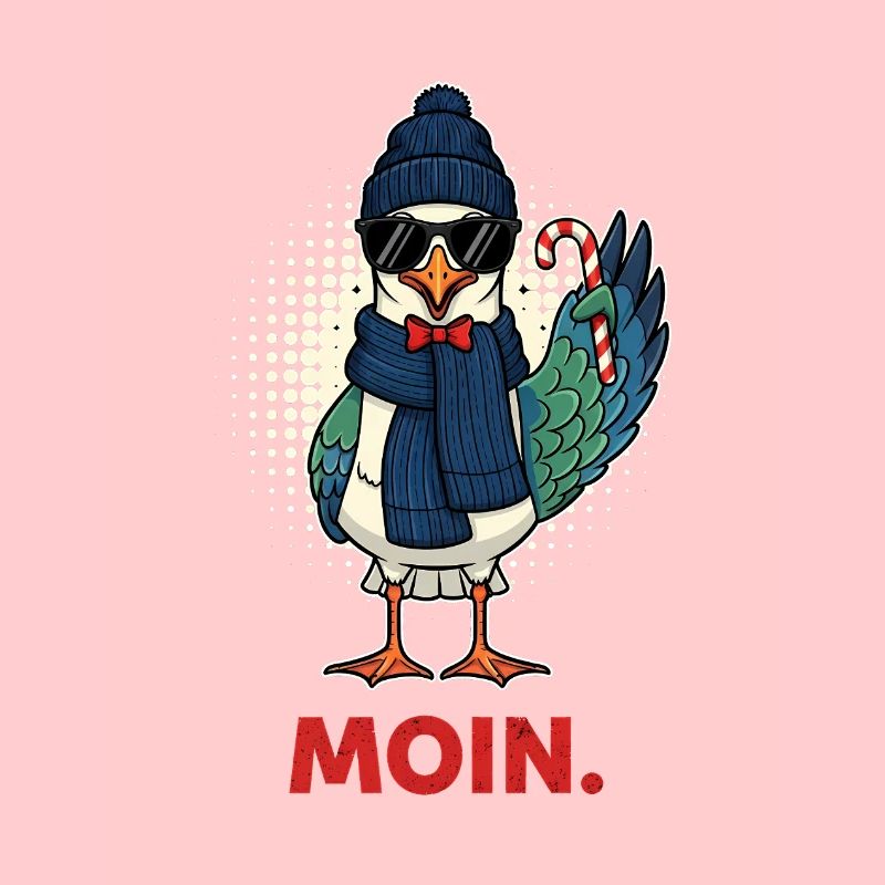 Moin Möwe Seemann Ostfriesland Urlaub 